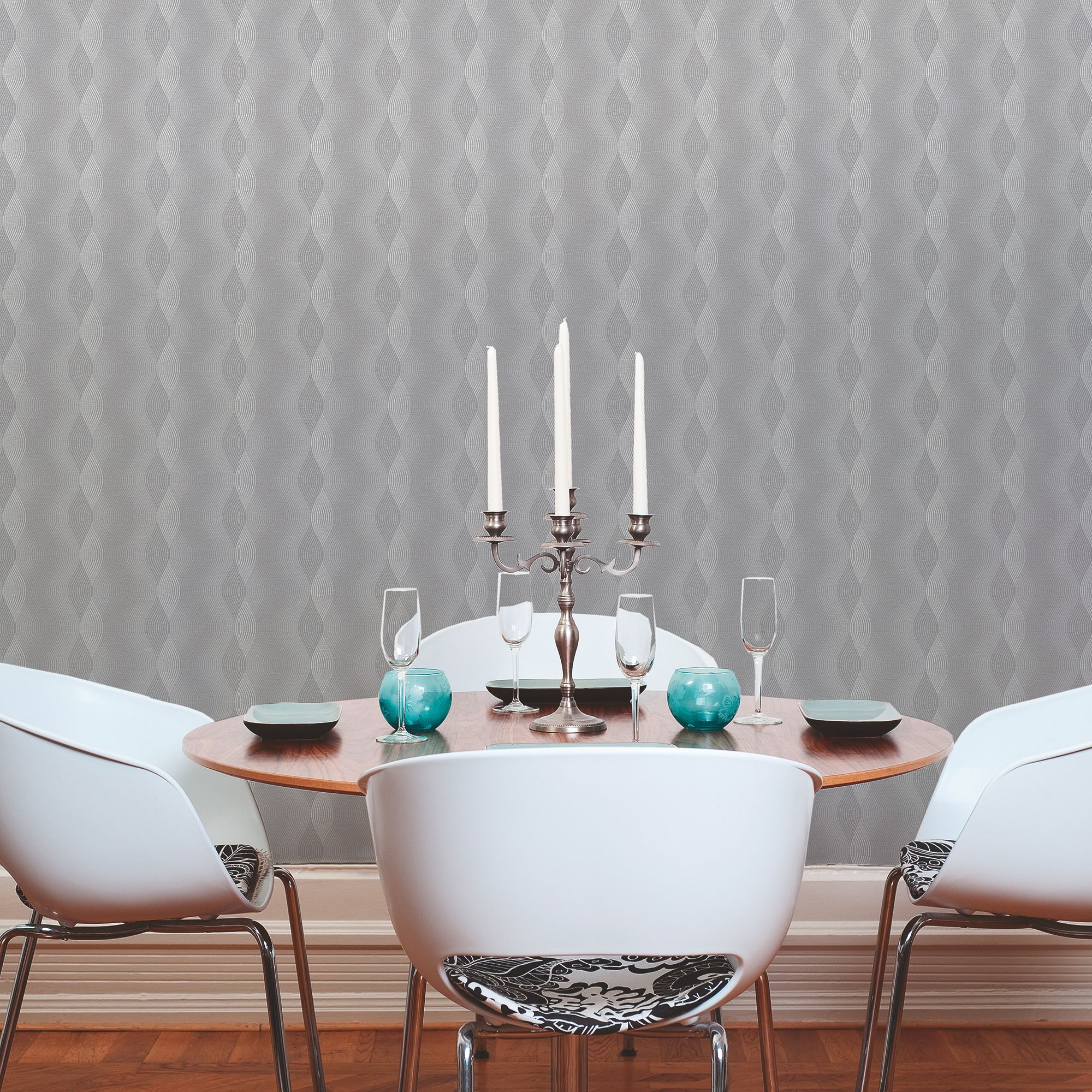 As Creation Life 4 Grey & white Retro Textured Wallpaper