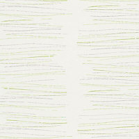 As Creation Life scribble Green & white Striped Glitter effect Textured Wallpaper
