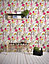 As Creation Multicolour Floral Embossed Wallpaper
