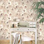 As Creation Wall Fashion Facade Cream Floral Embossed Wallpaper