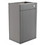 Ashford Matt Dusty grey Shaker Freestanding Toilet cabinet (H)820mm (W)495mm