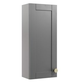 Ashford Matt Dusty grey Shaker Single Wall cabinet (W)295mm (H)720mm