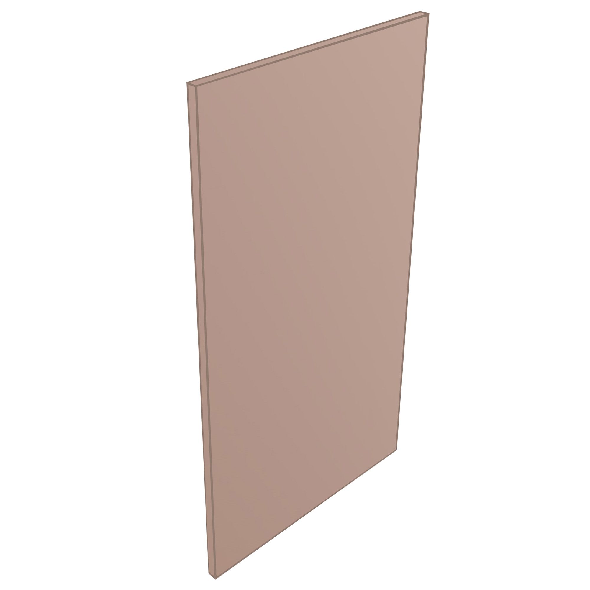 Ashford Matt Dusty pink End panel (H)900mm (W)500mm