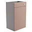 Ashford Matt Dusty pink Shaker Freestanding Toilet cabinet (H)820mm (W)495mm