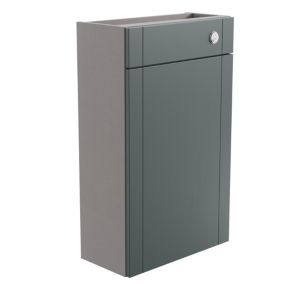 Ashford Matt Green Toilet cabinet (H)820mm (W)500mm