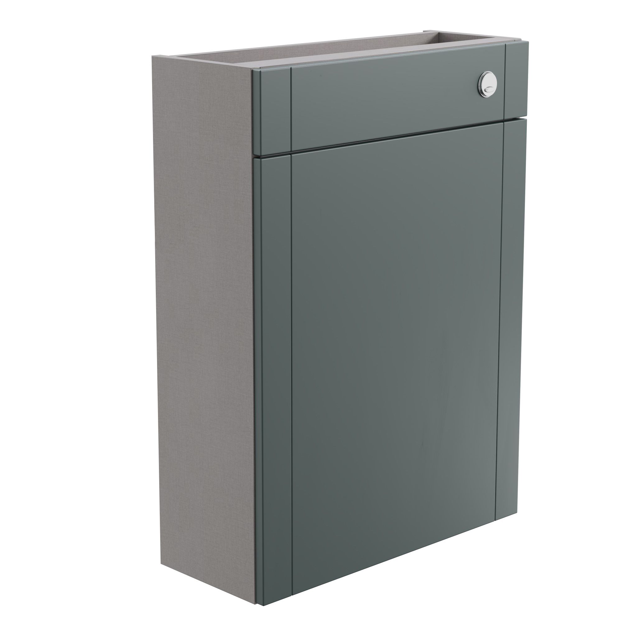 Ashford Matt Green Toilet cabinet (H)820mm (W)600mm | DIY at B&Q