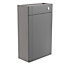 Ashford Matt Grey Toilet cabinet (H)820mm (W)500mm