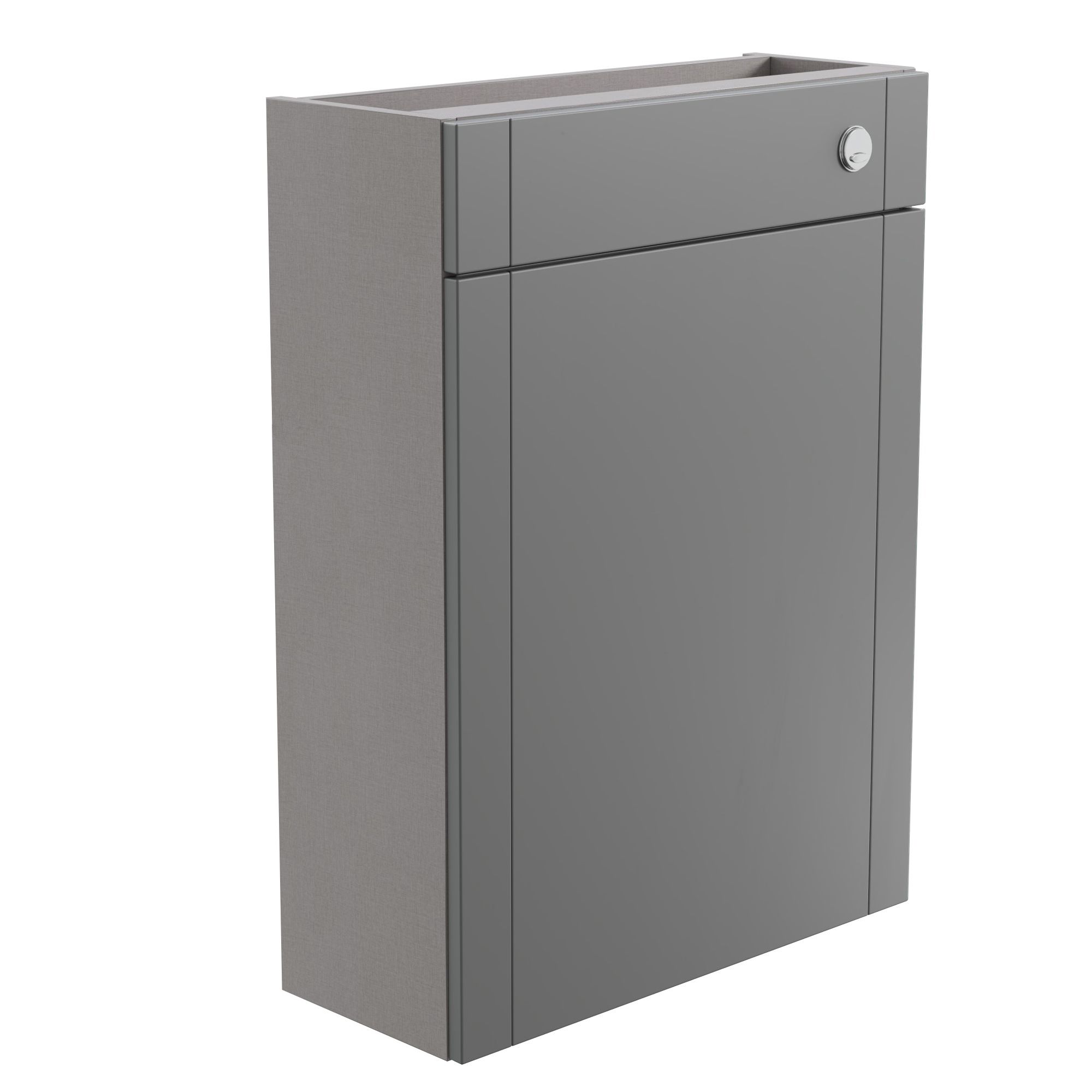 Ashford Matt Grey Toilet cabinet (H)820mm (W)600mm