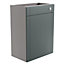 Ashford Matt Kombu green Shaker Freestanding Toilet Cabinet (W)595mm (H)820mm