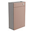 Ashford Matt Pink Toilet cabinet (H)820mm (W)500mm
