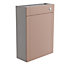 Ashford Matt Pink Toilet cabinet (H)820mm (W)600mm