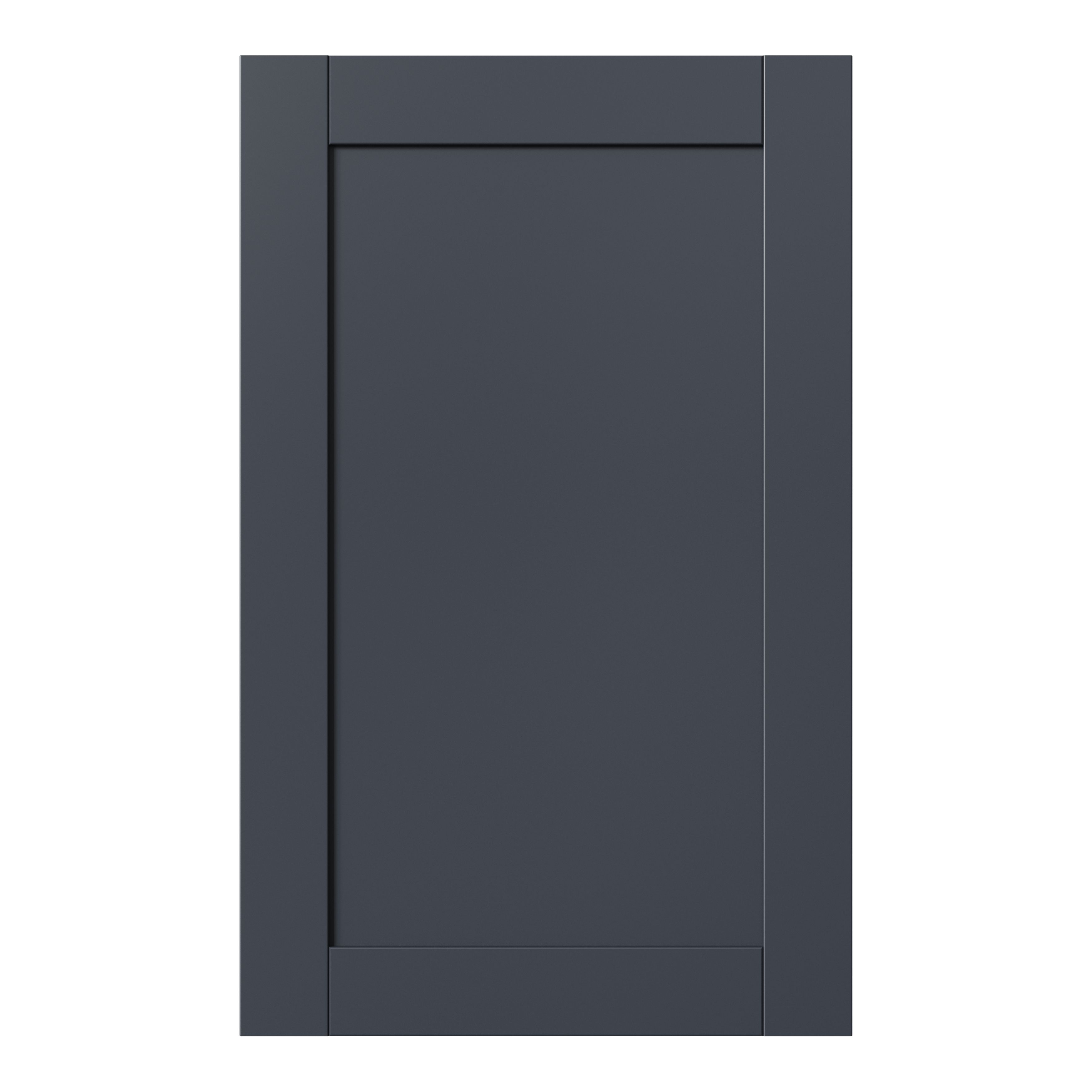 Ashmead Matt midnight blue Highline Cabinet door (W)450mm (H)715mm