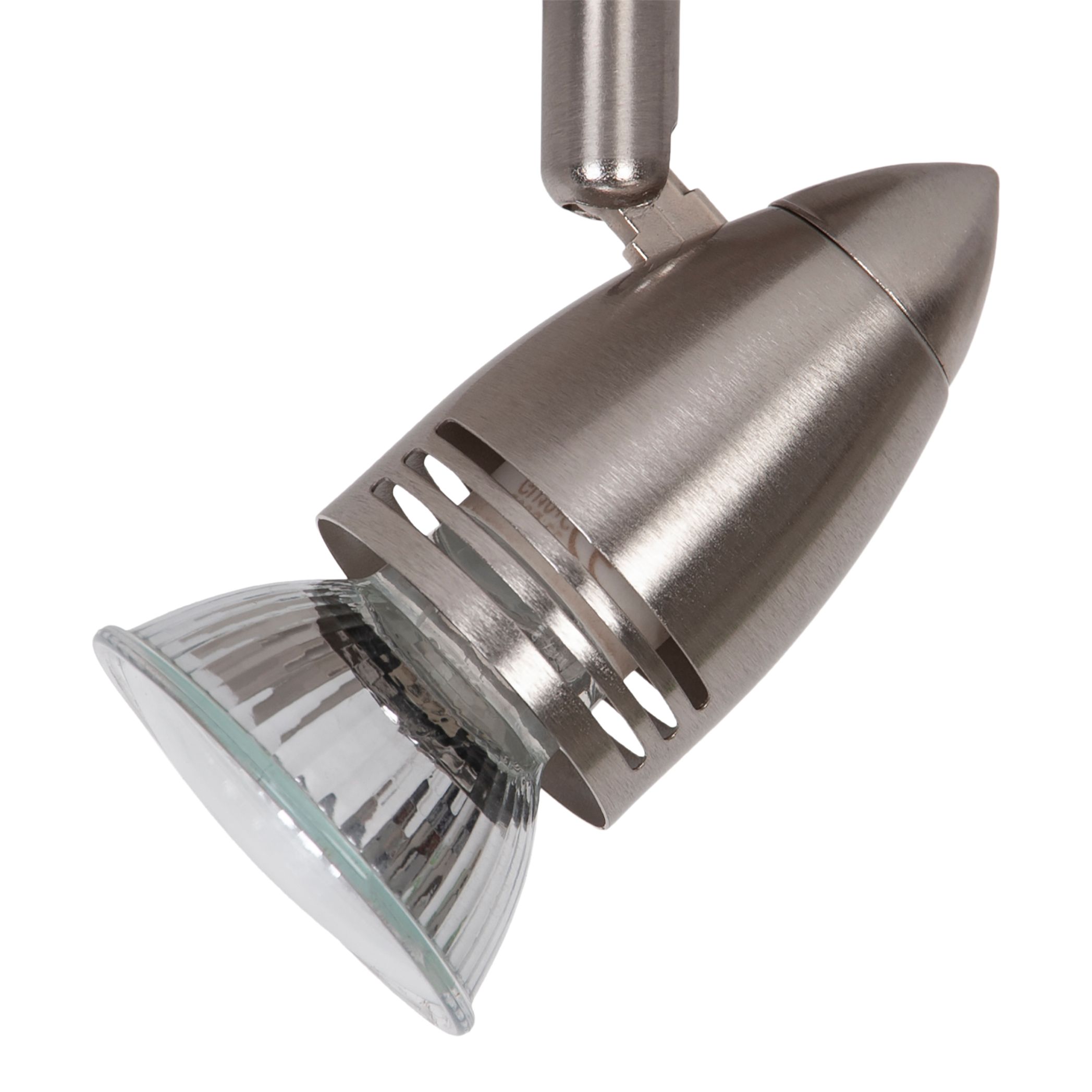 Aspis Spiral Satin nickel effect 3 Light Spotlight
