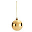 Assorted Gold effect Baubles, Pack of 18