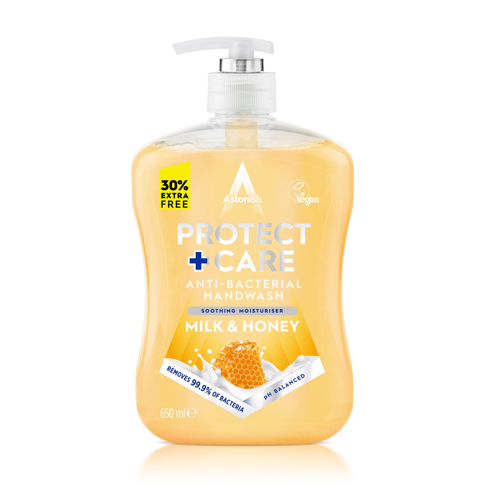 Astonish Milk & honey Anti-bacterial Hand wash, 600ml