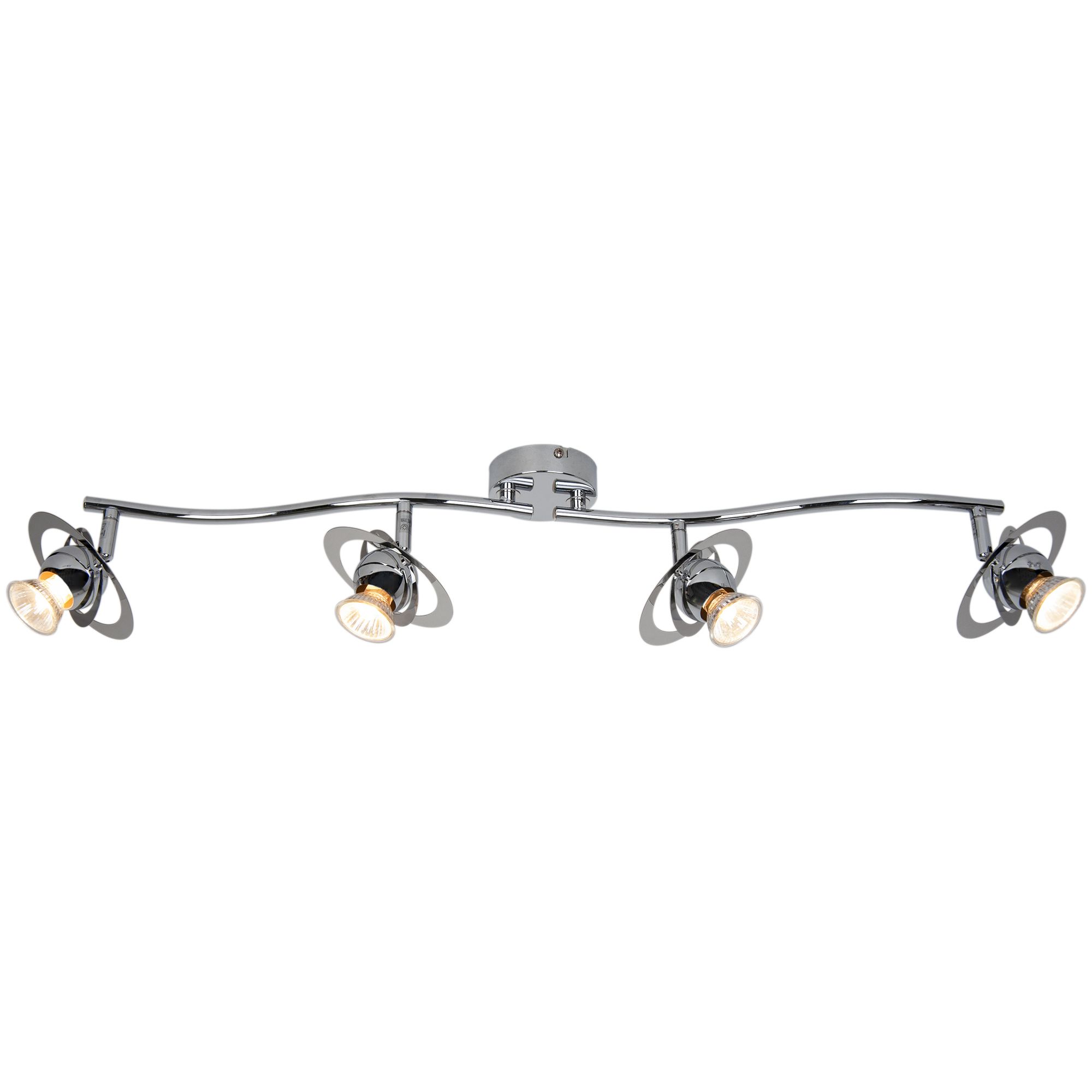 Astraea Bar Chrome 4 Light Spotlight