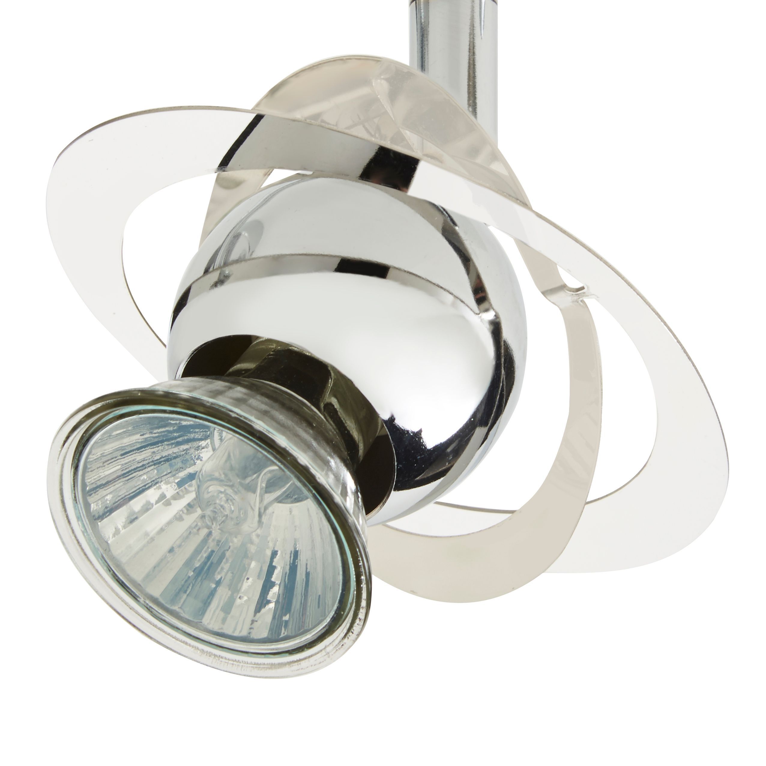 Astraea Chrome effect 2 Light Spotlight