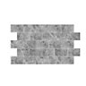 Athena Charcoal Gloss Marble Stone effect Ceramic Tile, Pack of 10, (L)398mm (W)248mm
