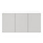 Atomia Freestanding Matt Grey & white Oak effect 1 drawer Sideboard (H)750mm (W)1500mm (D)470mm