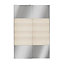 Atomia Freestanding Panelled Mirrored Oak effect 2 door Sliding Wardrobe Door kit (H)2250mm (W)1500mm