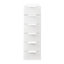 Atomia Freestanding White 6 Drawer Chest of drawers (H)1125mm (W)375mm (D)450mm