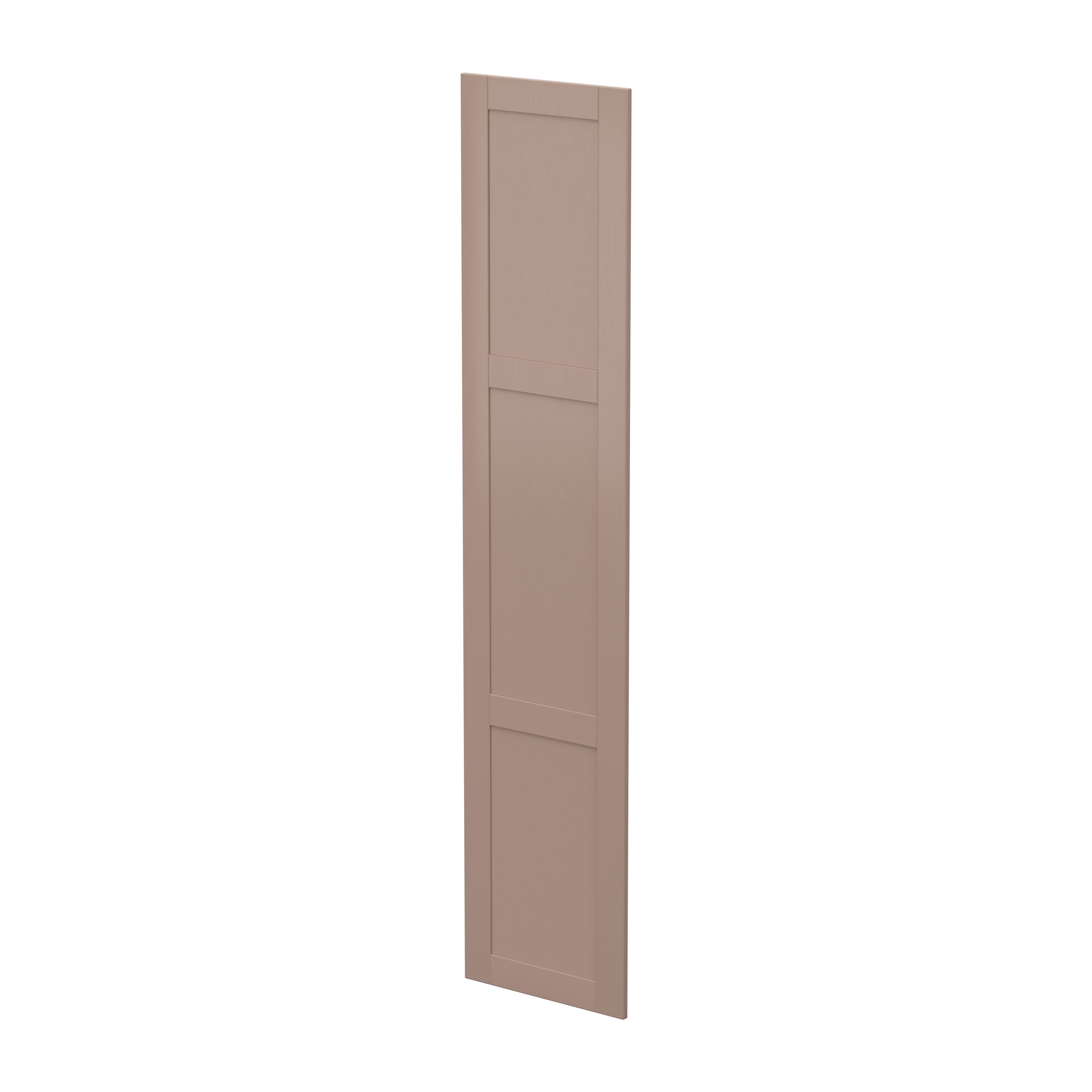 Atomia Matt Antique rose Modular furniture door, (H) 2247mm (W) 497mm