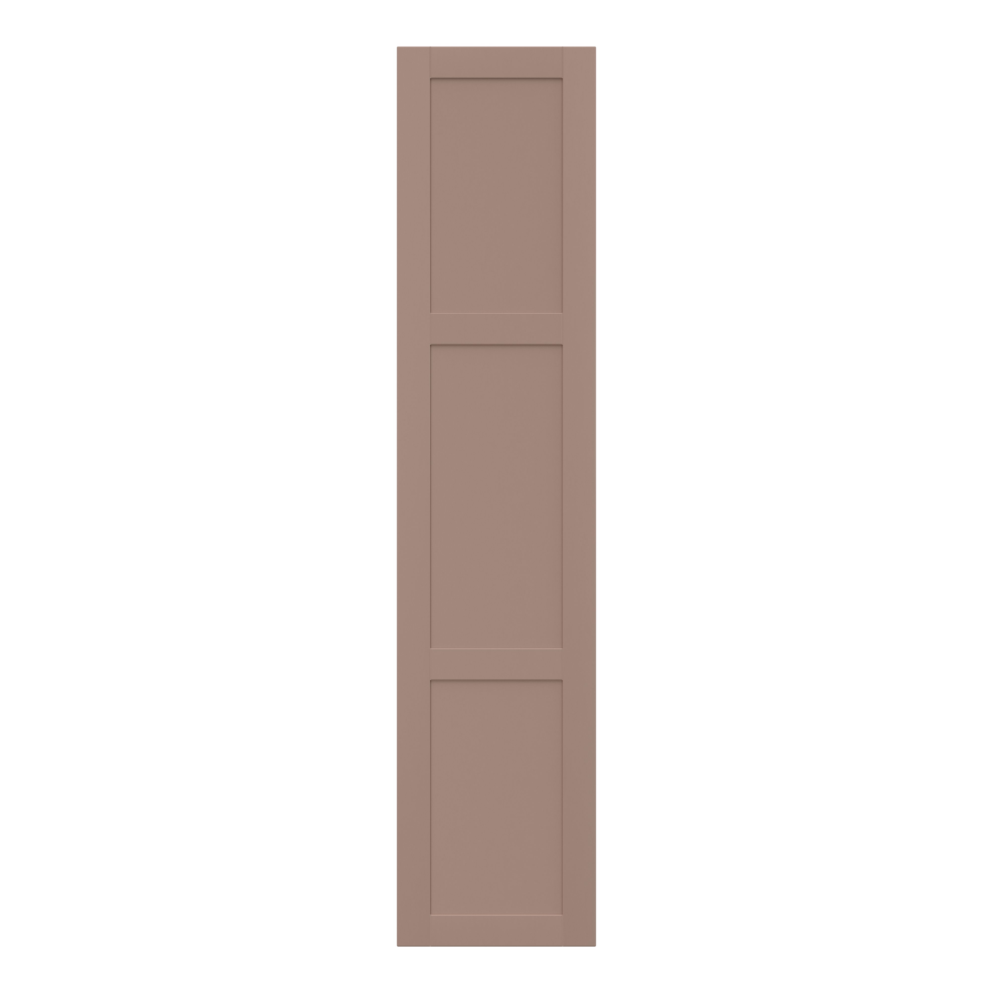 Atomia Matt Antique rose Modular furniture door, (H) 2247mm (W) 497mm