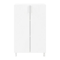 Atomia Matt White Cabinet (H)1125mm (W)750mm (D)350mm