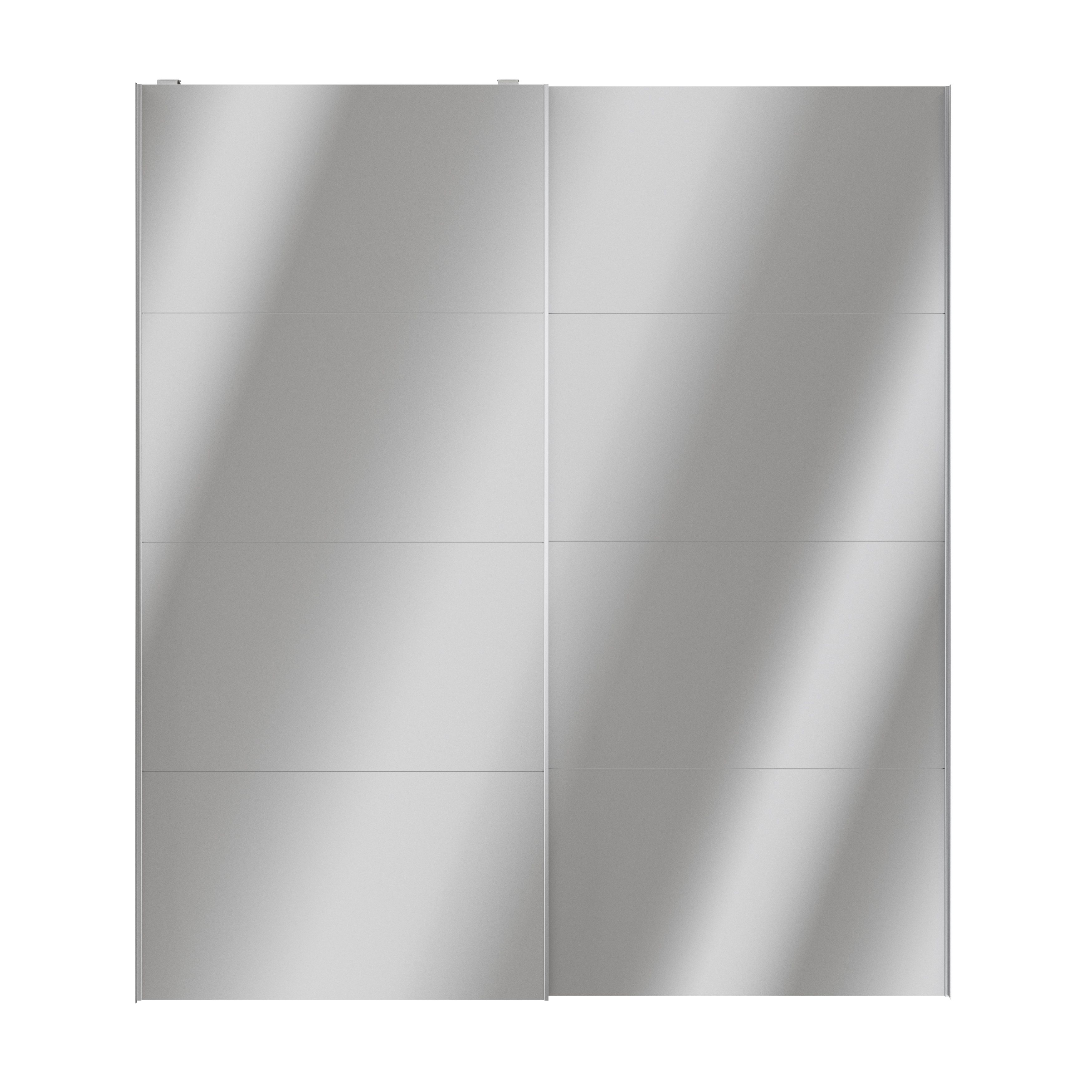 B&q sliding deals mirror wardrobe doors