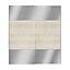 Atomia Panelled Mirrored Oak effect 2 door Sliding Wardrobe Door kit (H)2250mm (W)2000mm
