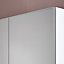Atomia Satin silver effect Sliding wardrobe door track set (L)2250mm (W)1500mm