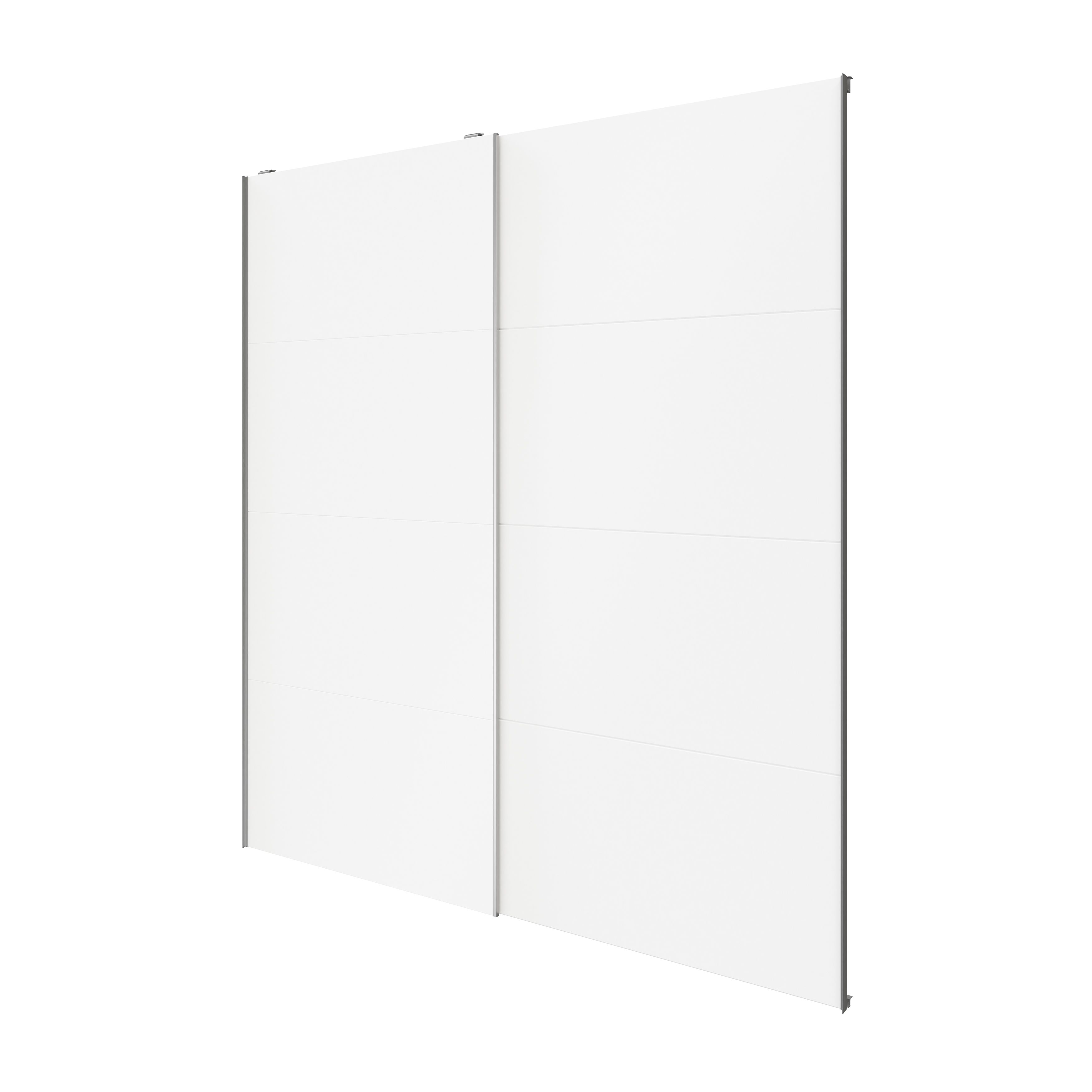 Atomia White 2 door Sliding Wardrobe Door kit (H)2250mm (W)2000mm - 3
