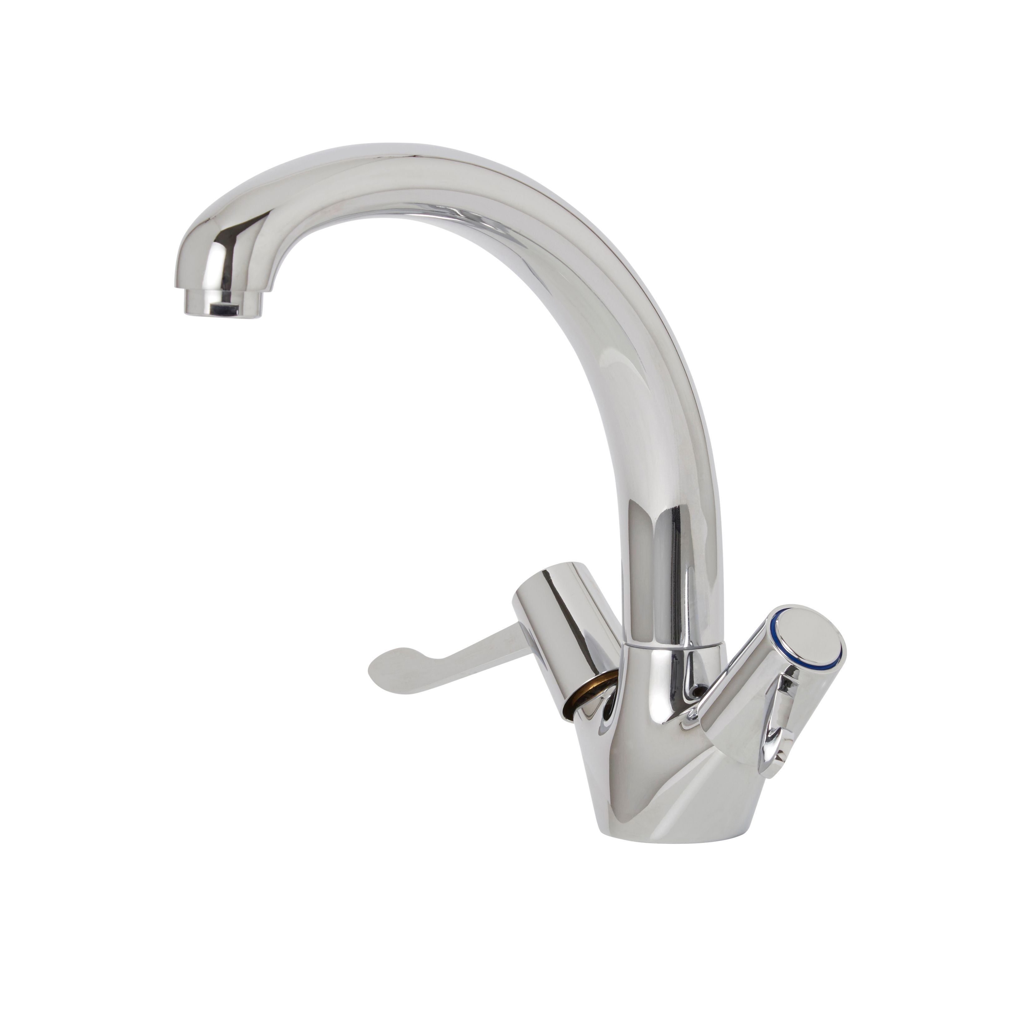 Aubery Chrome Effect Kitchen Monobloc Tap | DIY At B&Q