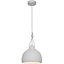 Aulavik White Pendant ceiling light, (Dia)220mm | DIY at B&Q
