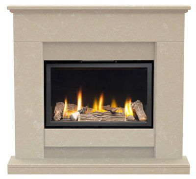 Aurora Elsdon Roman stone Fireplace surround set
