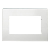 Aurora Olympus Contemporary White Marble Back panel (W)1219mm
