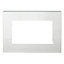 Aurora Olympus Contemporary White Marble Back panel (W)1219mm