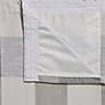 Auteur Beige Check Lined Eyelet Curtains (W)167cm (L)183cm, Pair