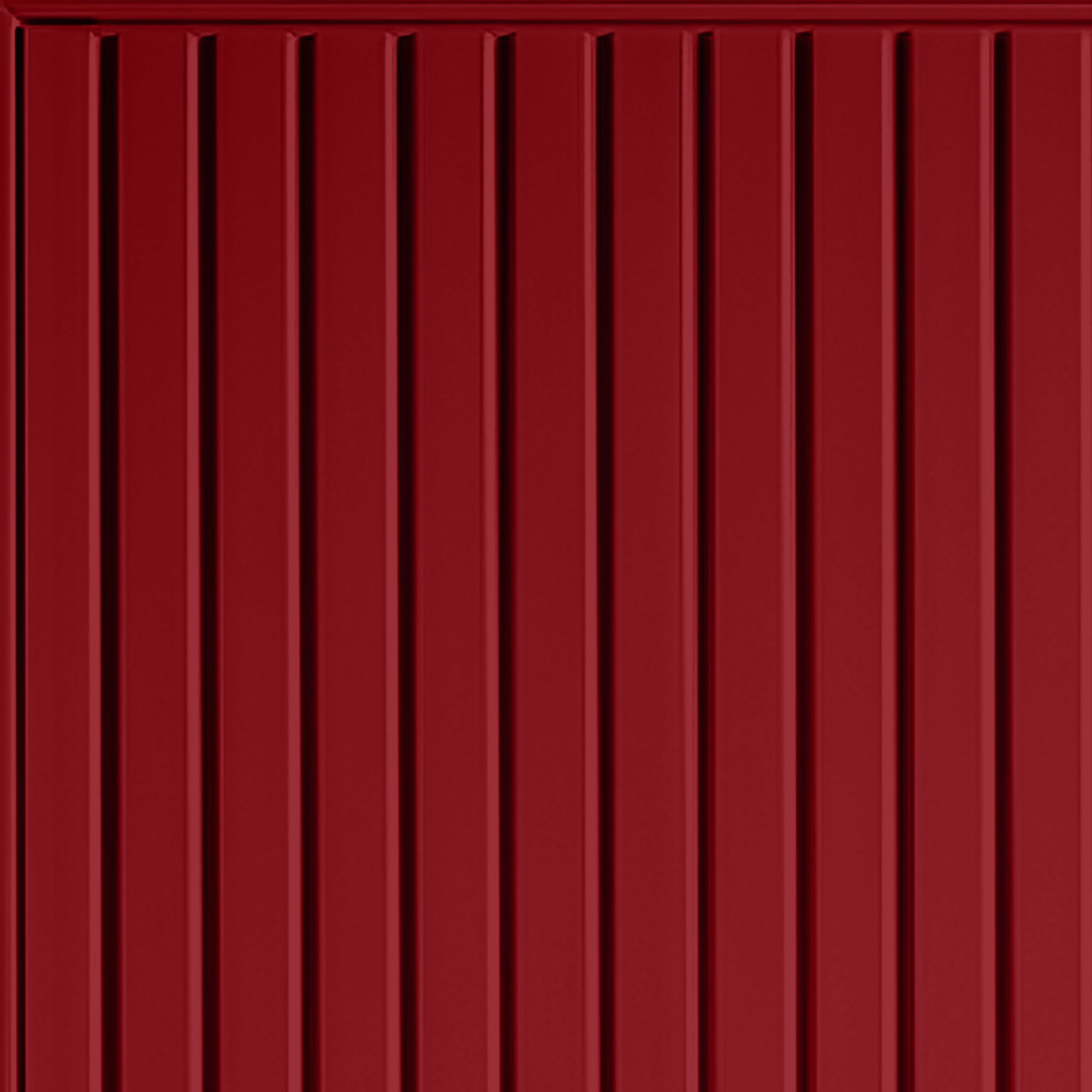 Auto Over Regency Vertically ribbed Up & over Ruby red Retractable ...