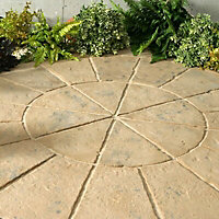 Autumn brown Minster Circle kit (L)1800 (W)1800mm Pack of 20 1.8m