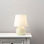 Ava Cream Incandescent Table lamp