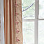 Ava Natural & pink Floral Lined Pencil pleat Curtains (W)168cm (L)183cm, Pair