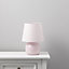 Ava Pink Incandescent Table lamp