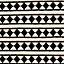 Aveline Striped Black & white Rug 170cmx120cm
