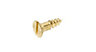 AVF Brass Furniture screw (Dia)3.5mm (L)12mm, Pack of 25