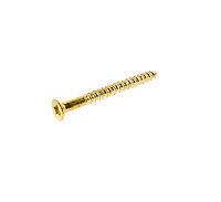 AVF Brass Furniture screw (Dia)3.5mm (L)40mm, Pack of 25