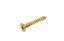 AVF Brass Furniture screw (Dia)3.8mm (L)25mm, Pack of 25