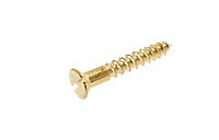 AVF Brass Furniture screw (Dia)3mm (L)20mm, Pack of 25