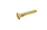 AVF Brass Furniture screw (Dia)4mm (L)25mm, Pack of 25