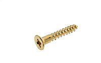 AVF Brass Furniture screw (Dia)4mm (L)25mm, Pack of 25